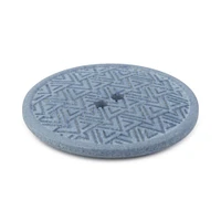 Dritz® 28mm Recycled Hemp Geometric Round Button