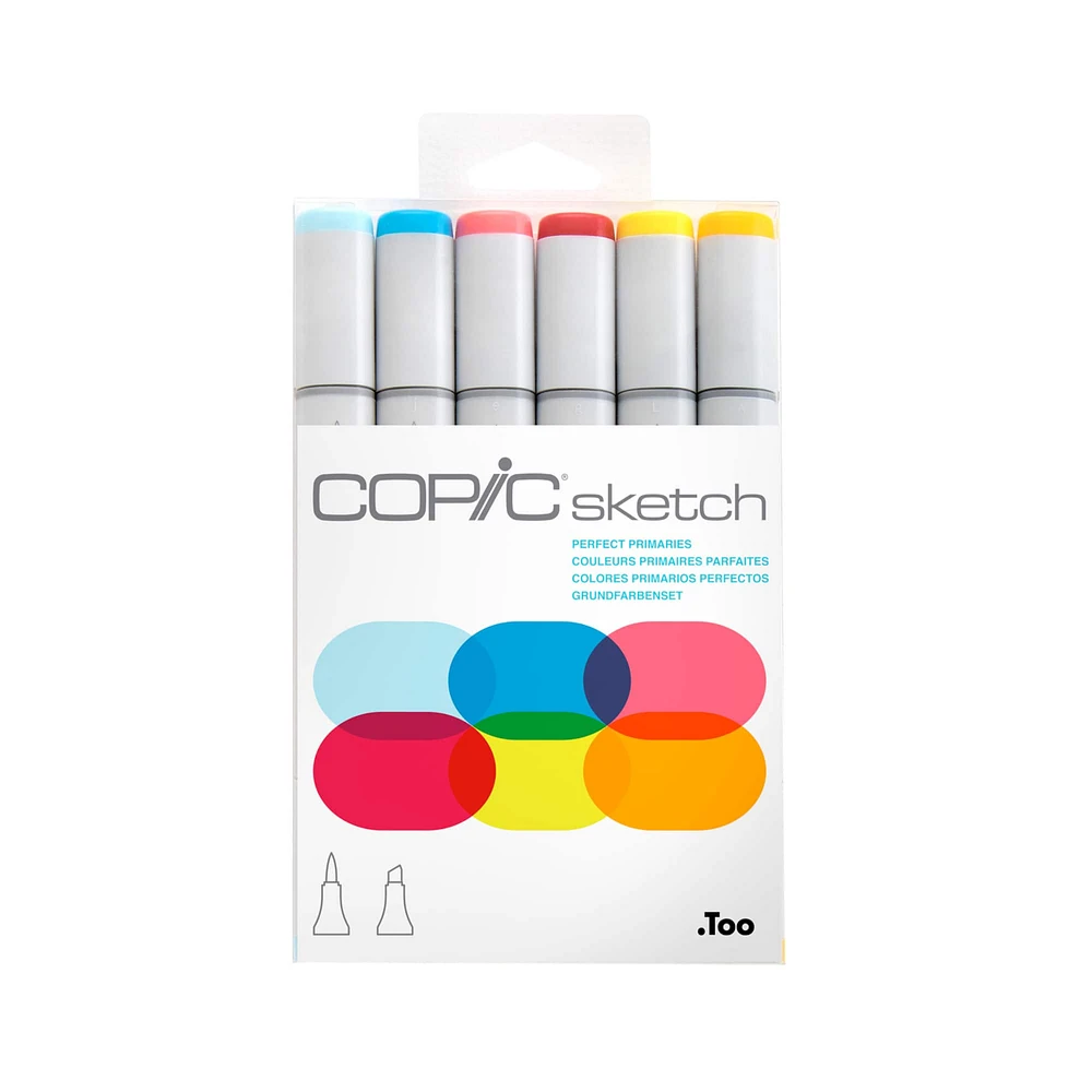 Copic® Perfect Primaries Sketch Marker Set