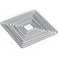 Elizabeth Craft Metal Die-Stitched Rounded Square