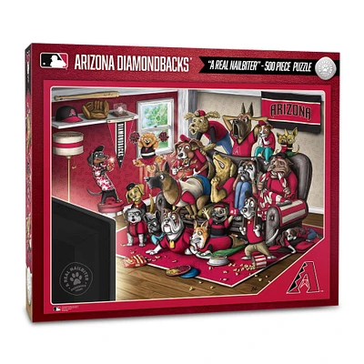 MLB Purebred Fans A Real Nailbiter 500 Piece Puzzle