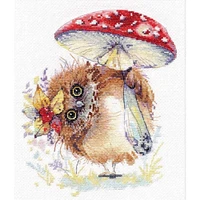 Oven Umbrella For Owl Cross Stitch Kit