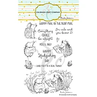 Colorado Craft Company Hedgehog Day Clear Stamps