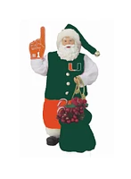 Santa's Workshop 12" University of Miami #1 Santa