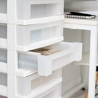 IRIS -Drawer Storage Cart With Organizer Top