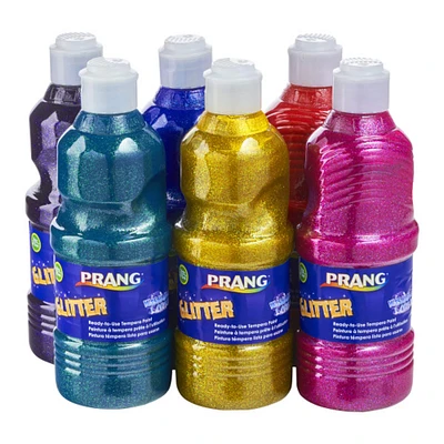 6 Packs: 6 ct. (36 total) Prang® Washable Ready-to-Use 16oz. Glitter Paint