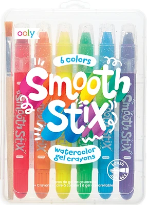 OOLY Smooth Stix Watercolor Gel Crayons Set