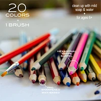 Hello, Artist!™ 21-Piece Watercolor Pencil Set