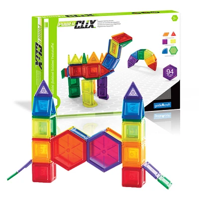 Guidecraft PowerClix® Solids Magnetic Building Set