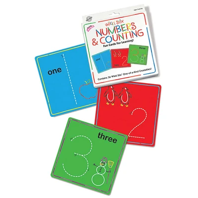 12 Pack: Wikki Stix® Numbers & Counting Cards Set