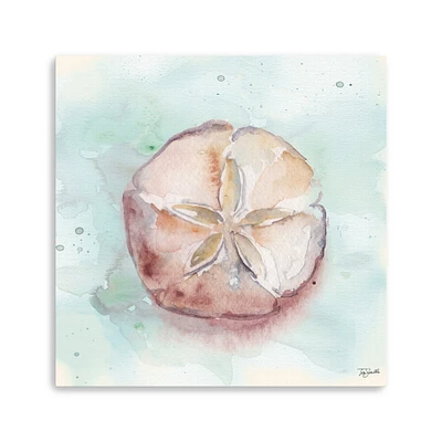 Watercolor Shells V Canvas Giclee