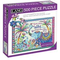 Lang Electric Elephants 500 Piece Jigsaw Puzzle