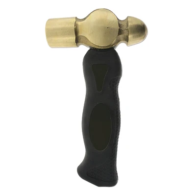 The Beadsmith® 1lb. Brass Ergo Handle Hammer