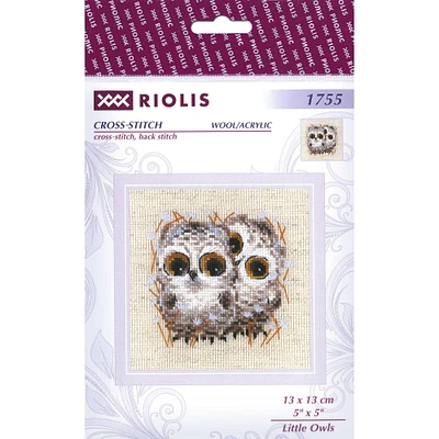 RIOLIS Little Owls Cross Stitch Kit