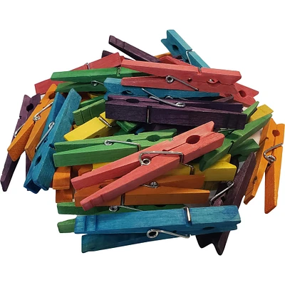 6 Packs: 3 Packs 50 ct. (900 total) Teacher Created Resources STEM Basics Assorted Clothespins