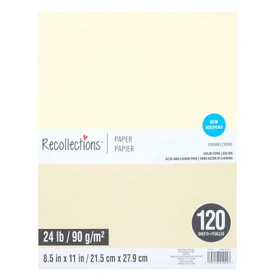 8.5" x 11" Paper Pack by Recollections