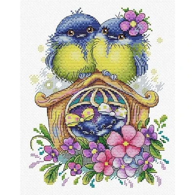 MP Studia Happy Family Cross Stitch Kit