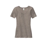 District® V.I.T.™ Women's Rib Scoop Neck T-Shirt