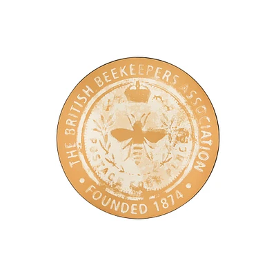 British Beekeepers Association Round Tin Wall Accent