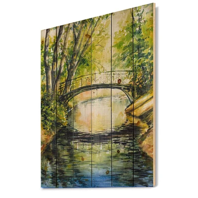 Designart - Bridge Over Troubled Water In Forest Park