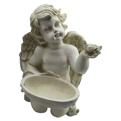 Santa's Workshop 14" Cherub Bird Feeder