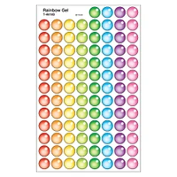 Trend Enterprises® Rainbow Gel superSpots® Stickers, 800ct. 