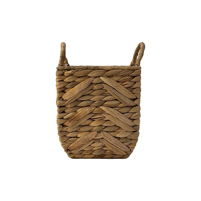 Natural Water Hyacinth Basket by Ashland