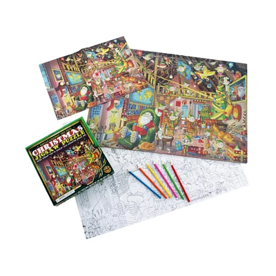 Santa's Workshop 1,000 Piece Christmas Jigsaw Puzzle