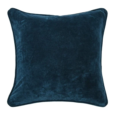 Dark Blue Velvet Pillow Cover