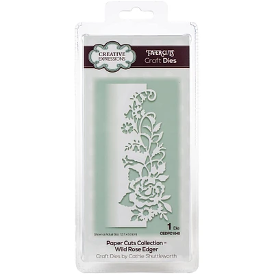 Creative Expressions Paper Cuts Wild Rose Edger Craft Die