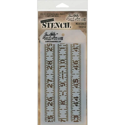 Stampers Anonymous Tim Holtz® Measured Layered Stencil