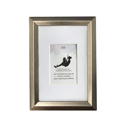 Silver Foil Frame With Mat