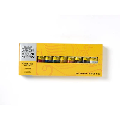 6 Packs: 10 ct. (60 total) Winsor & Newton® Galeria® Acrylic Color Set, 60mL