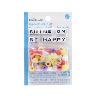 Shine On Be Happy Bracelet Craft Kit by Creatology™