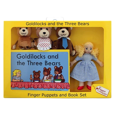 The Puppet Company® Goldilocks Finger Puppets and Book Set