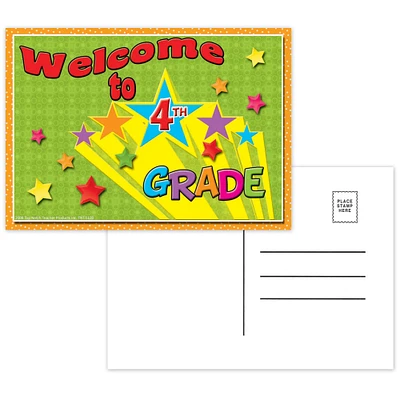 Top Notch Teacher Products® 4th Grade Postcards, 12 Packs of 30