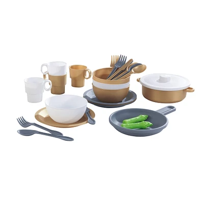 KidKraft Modern Metallics™ 27-Piece Cookware Set