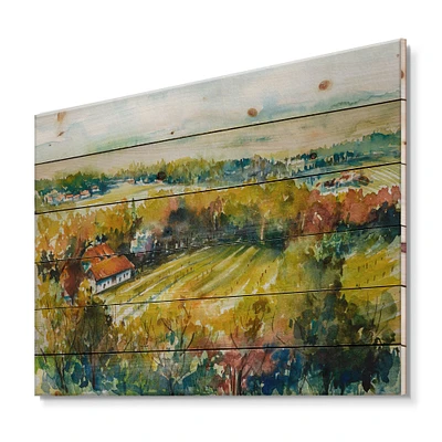 Designart - Rural Autumn Landscape