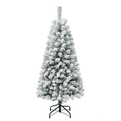 4.5 ft. Acacia Flocked Artificial Christmas Tree