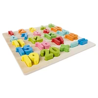 Toy Time Wooden Number Puzzle Board