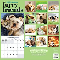 TF Publishing 2024 Furry Friends Wall Calendar