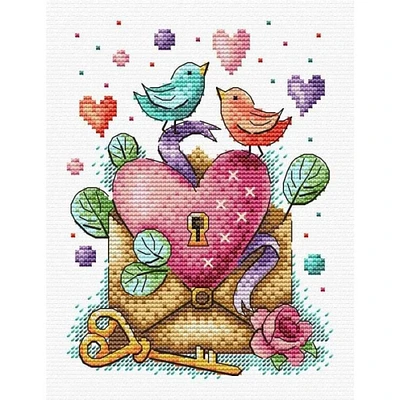 MP Studia Heart Cross Stitch Kit