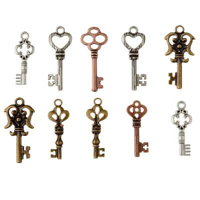 Found Objects™ Key Charm Assortment by Bead Landing™