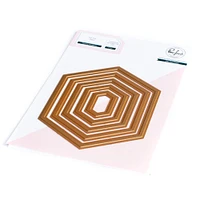 Pinkfresh Studio Nested Hexagons Hot Foil Plates