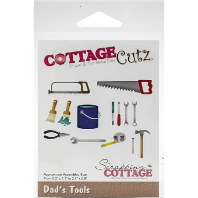 CottageCutz® Dad's Tools Die Set