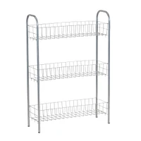 Household Essentials 30" Slim 3-Shelf Storage & Utility Cart