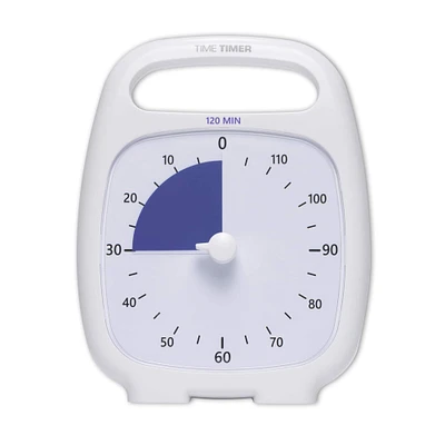 Time Timer PLUS® White 120 Minute Timer