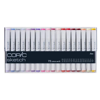 Copic® Sketch 72 Color Marker Set B