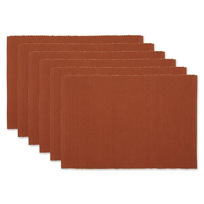 DII® Ribbed Cotton Placemats