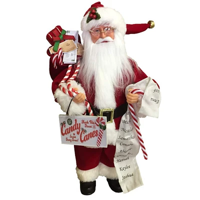 Santa's Workshop 15" Candy Cane Claus