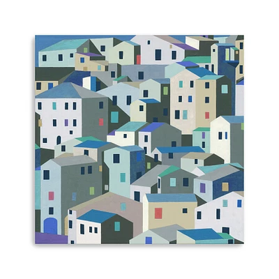 Quiet Village Canvas Giclee